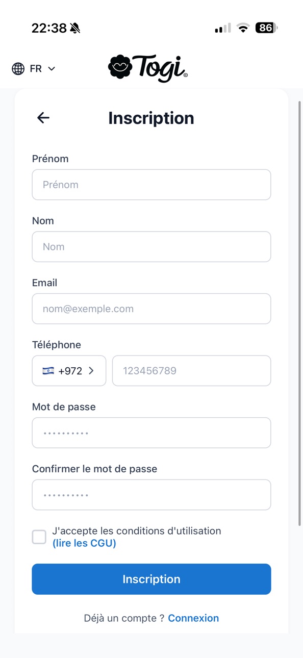 iPhone screenshot