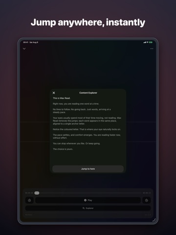 Max Read - Read Faster iPad screenshot