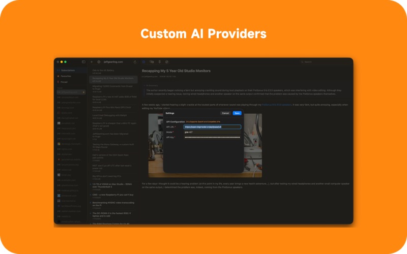 MyFeed AI screenshot