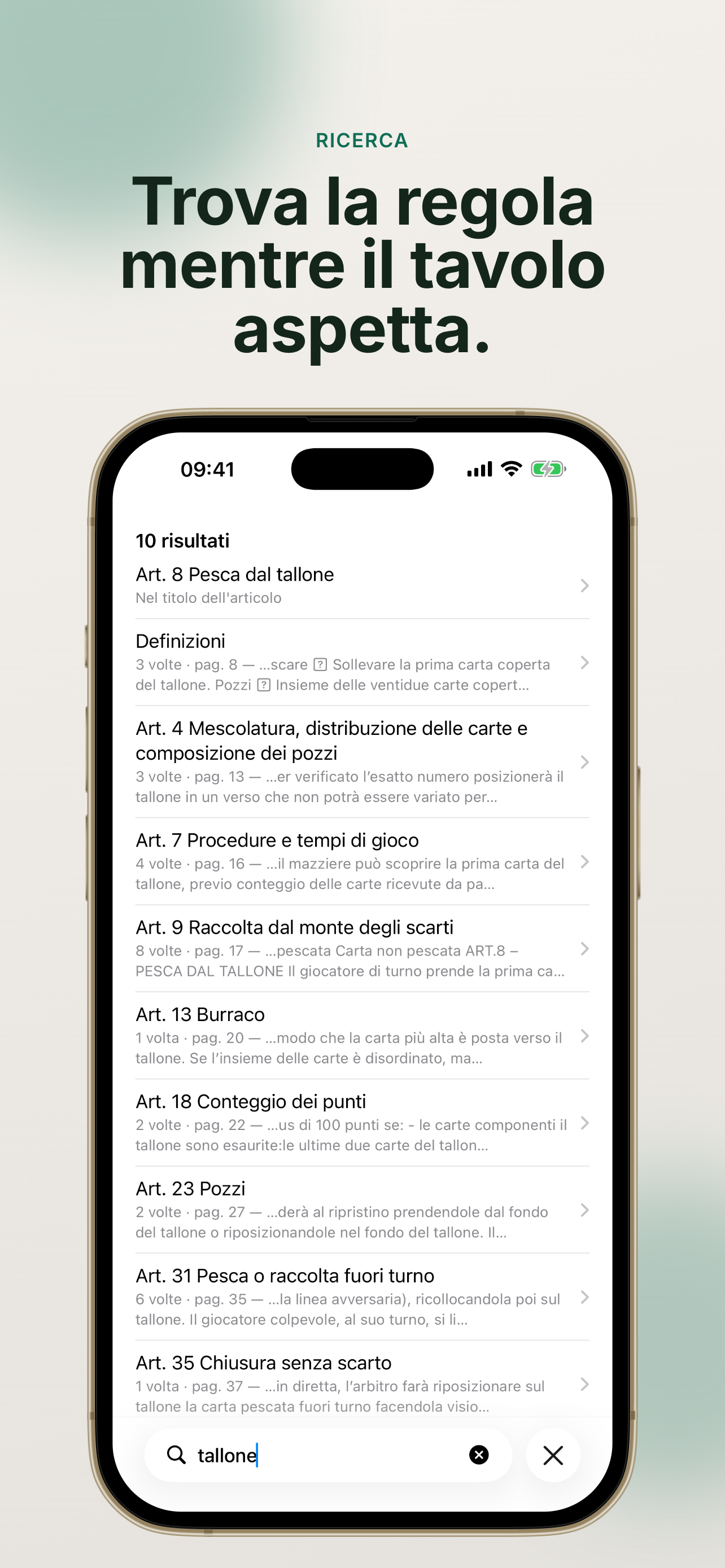Codice di Gara Burraco Light screenshot 2