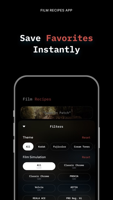 Film Recipes for Fujifilm Screenshot