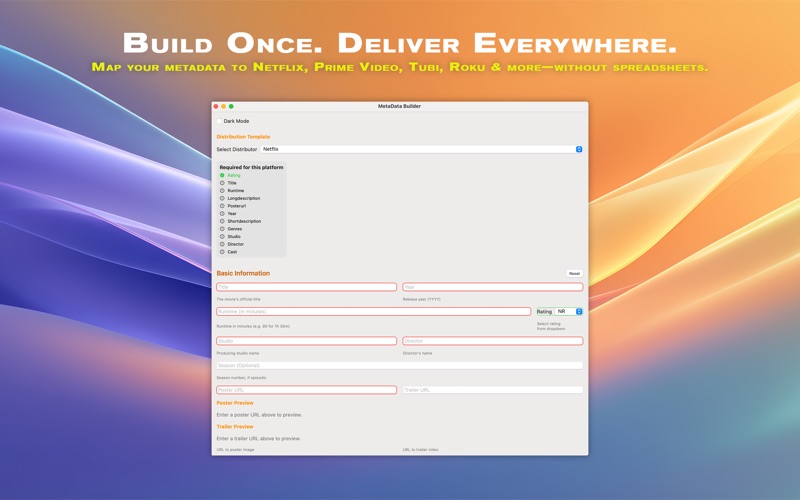 MetaDataBuilder screenshot