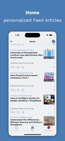 InFeeder screenshot