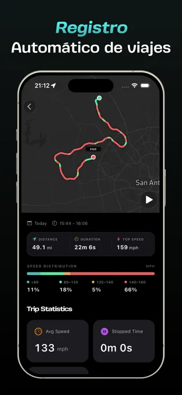 Enroad - Registro de viajes screenshot 1 of 4