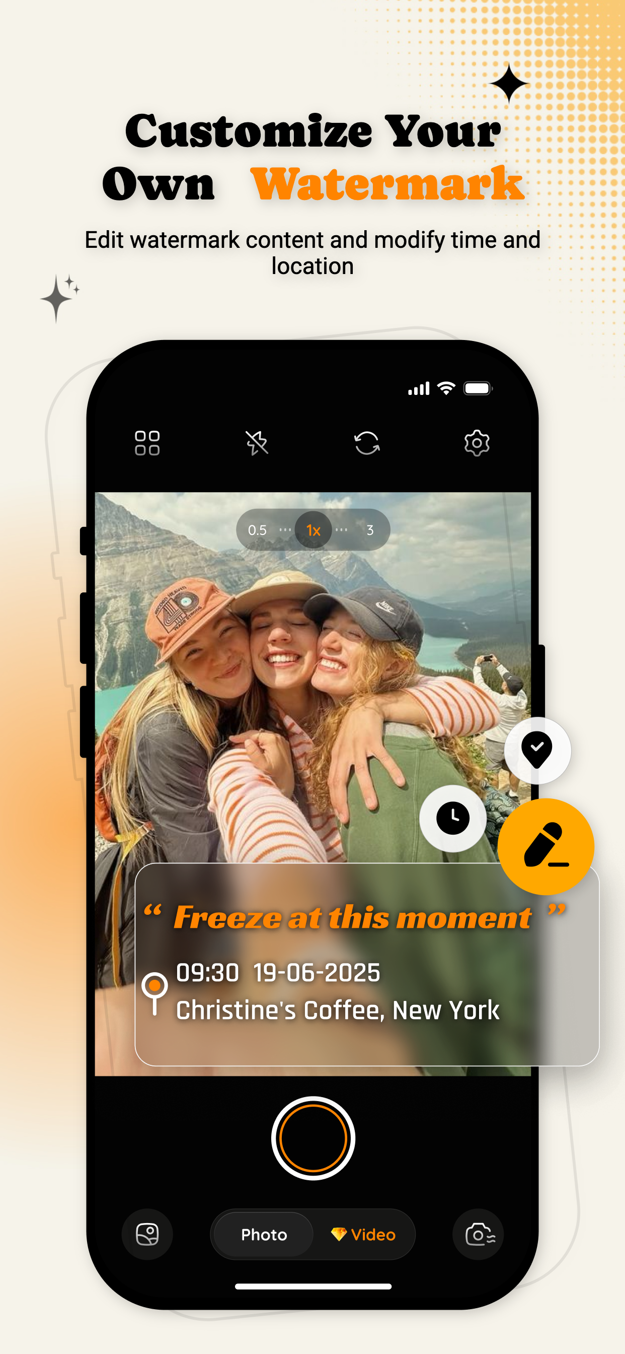 TimeStamp Camera & Time stamp