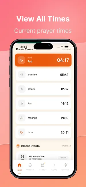 Our Prayer Times screenshot 2