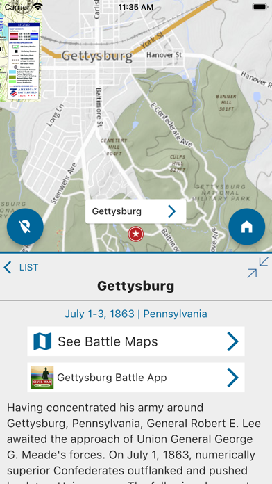 Civil War Battle Maps Screenshot