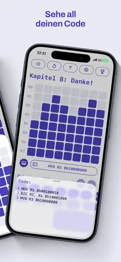 Screenshot von Assembler auf dem iPhone 4
