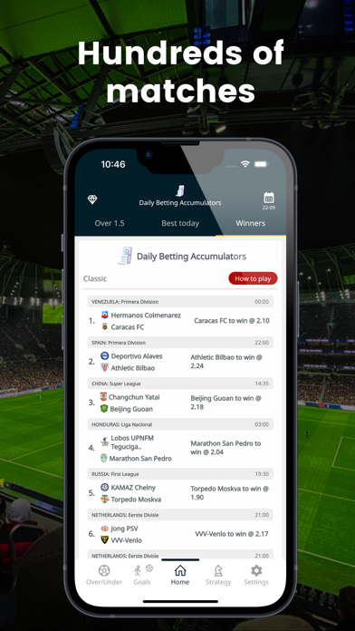 Daily Football Betting Tips Screenshot