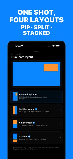 Dual Camera Recorder: DualX screenshot 3