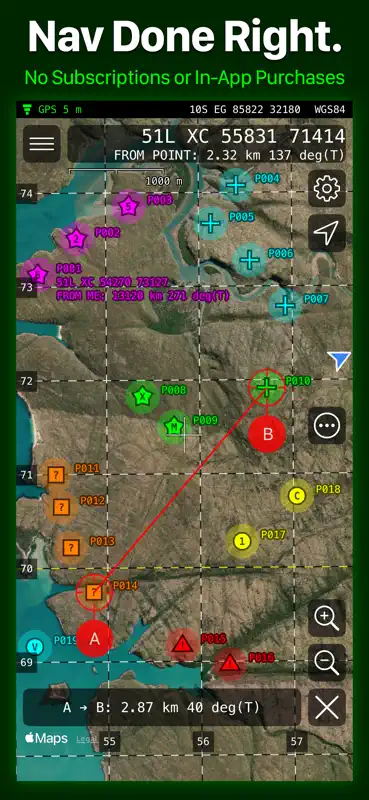 MilGPS screenshot 1 of 5