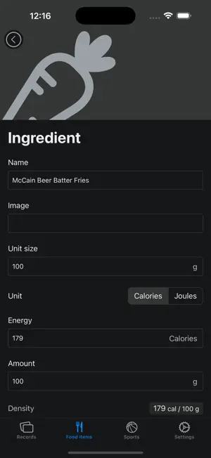 Ogirdor CalorieTrack screenshot 4