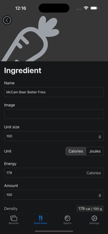 Ogirdor CalorieTrack Screenshot 4 of 6