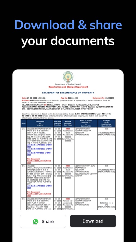 #6. mypatta: EC,CC,Patta,Adangal (iOS) Με: VILYA TECHNOLOGIES PRIVATE LIMITED