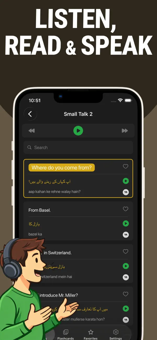 Screenshot #3 pour Learn Urdu - Lentil