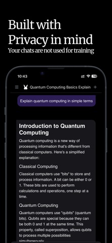 Chungus AI: Fast AI Assistant iPhone screenshot