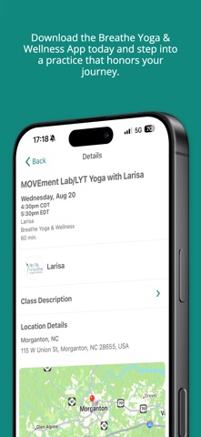 Breathe Yoga & Wellness screenshot