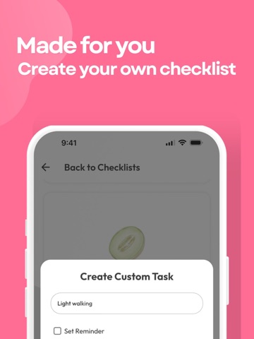 NOLU: Pregnancy Checklist iPad screenshot