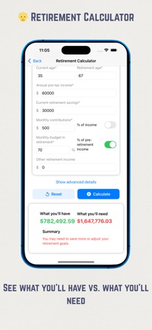 Mortgage Calculator All-in-One iPhone screenshot