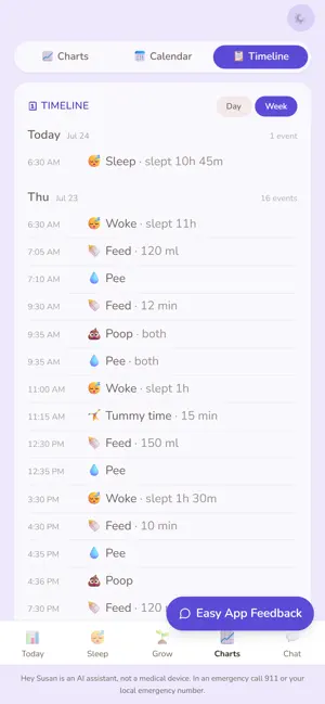 Hey Susan: Baby Tracker screenshot 2