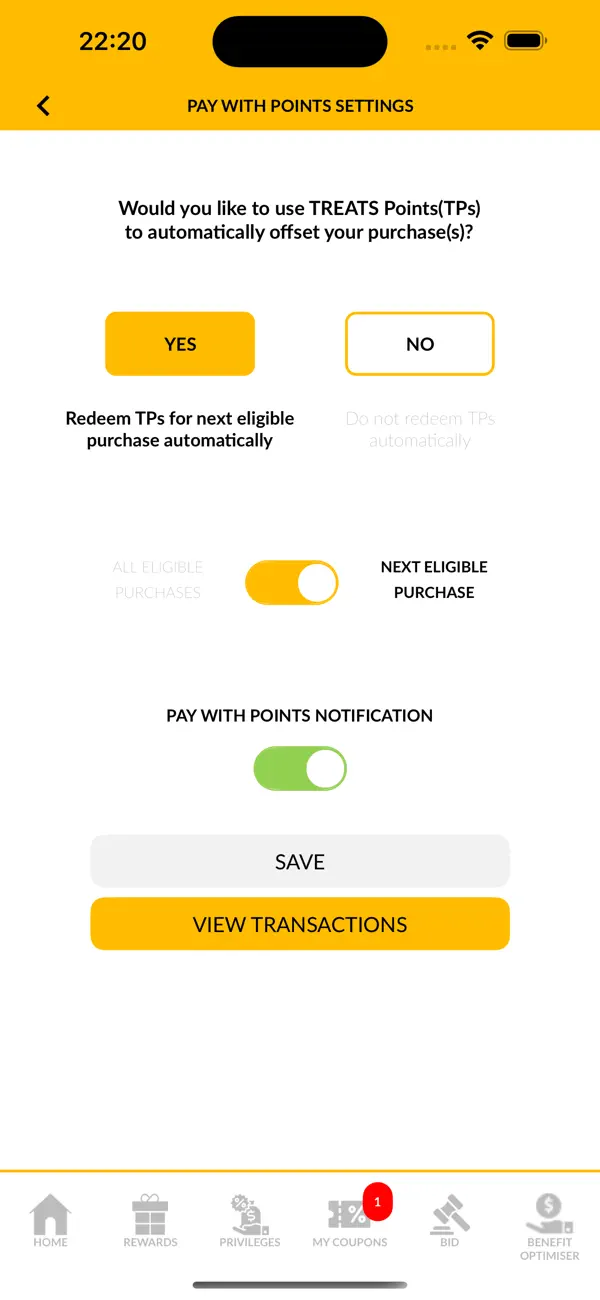 Screenshot #1 pour MAYBANK TREATS SG