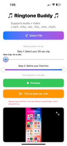 Ringtone Buddy Screenshot 2 of 3