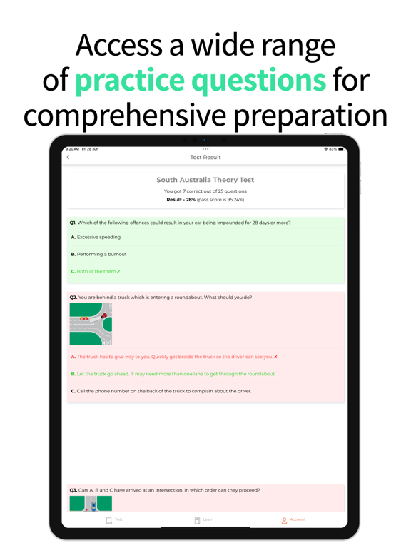 Screenshot #6 pour Driver Knowledge Tests (DKT)