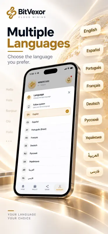 BitVexor - BTC Cloud Mining screenshot 6 of 6