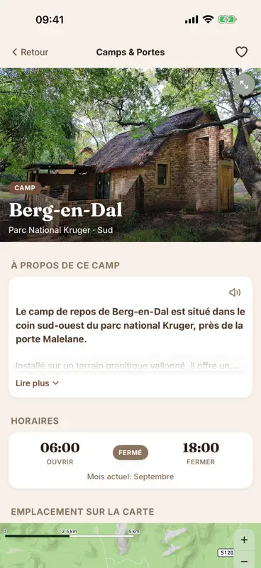 Kruger Safari: Carte & Guide screenshot 7 of 10