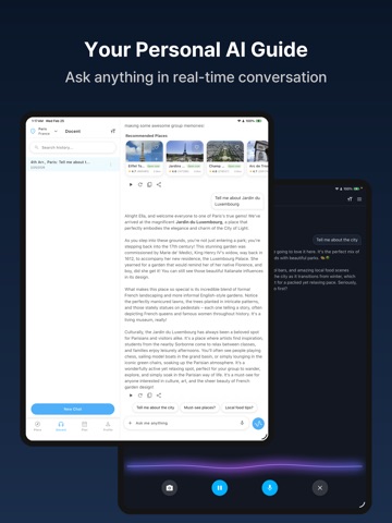 DocenTour – AI Travel Guide iPad screenshot