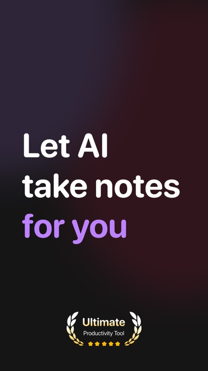 Flashnotes - AI Note Taker
