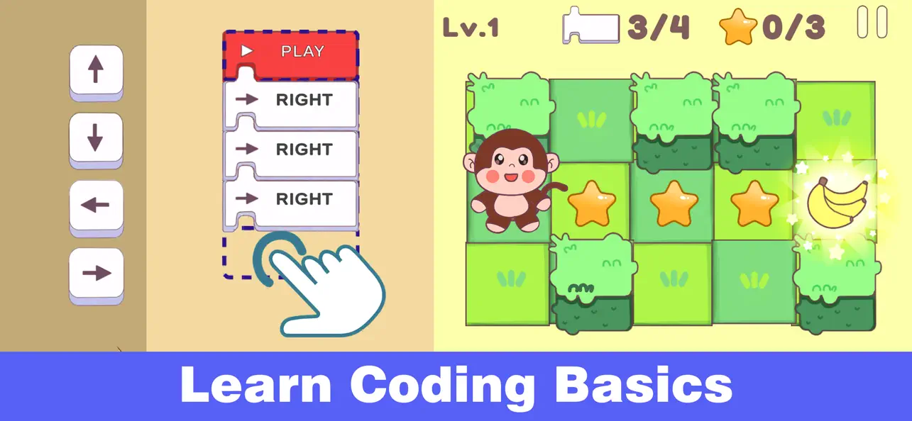 #2. Code Monkey: Coding for Kids (iOS) Ved: PLAY AND LEARN EDUCATIONAL GAMES FOR KIDS