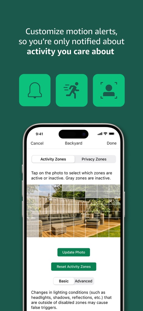 Blink Home Monitor - Customized Motion Zones