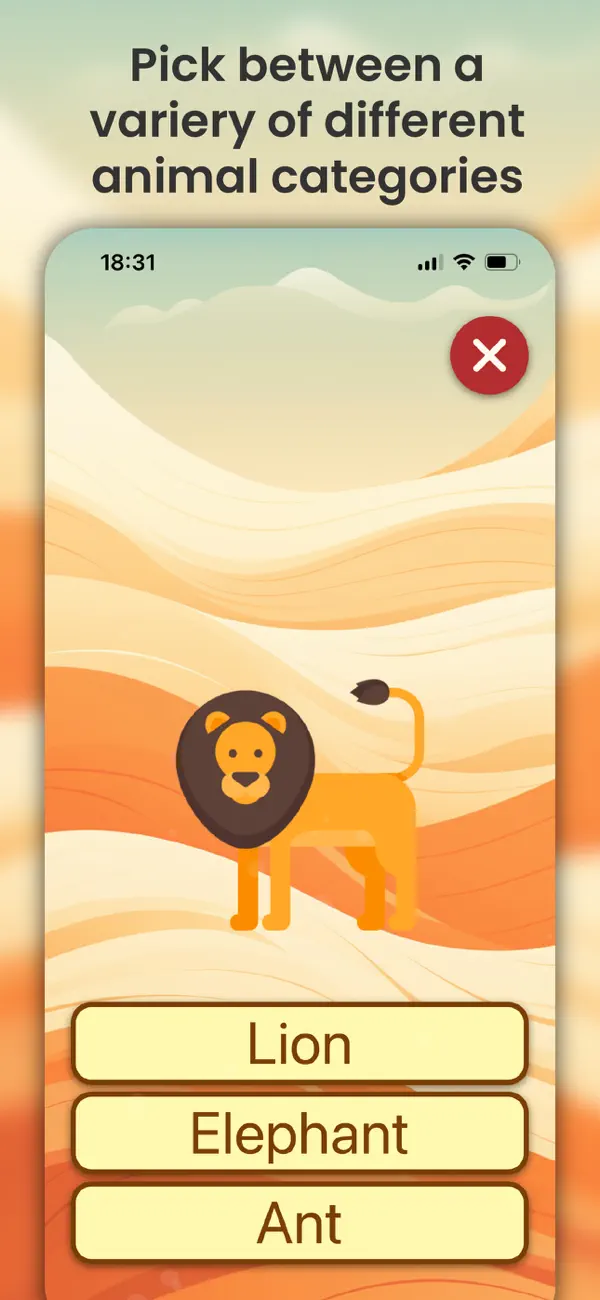 Screenshot #2 pour TappyToys - Learn Animals