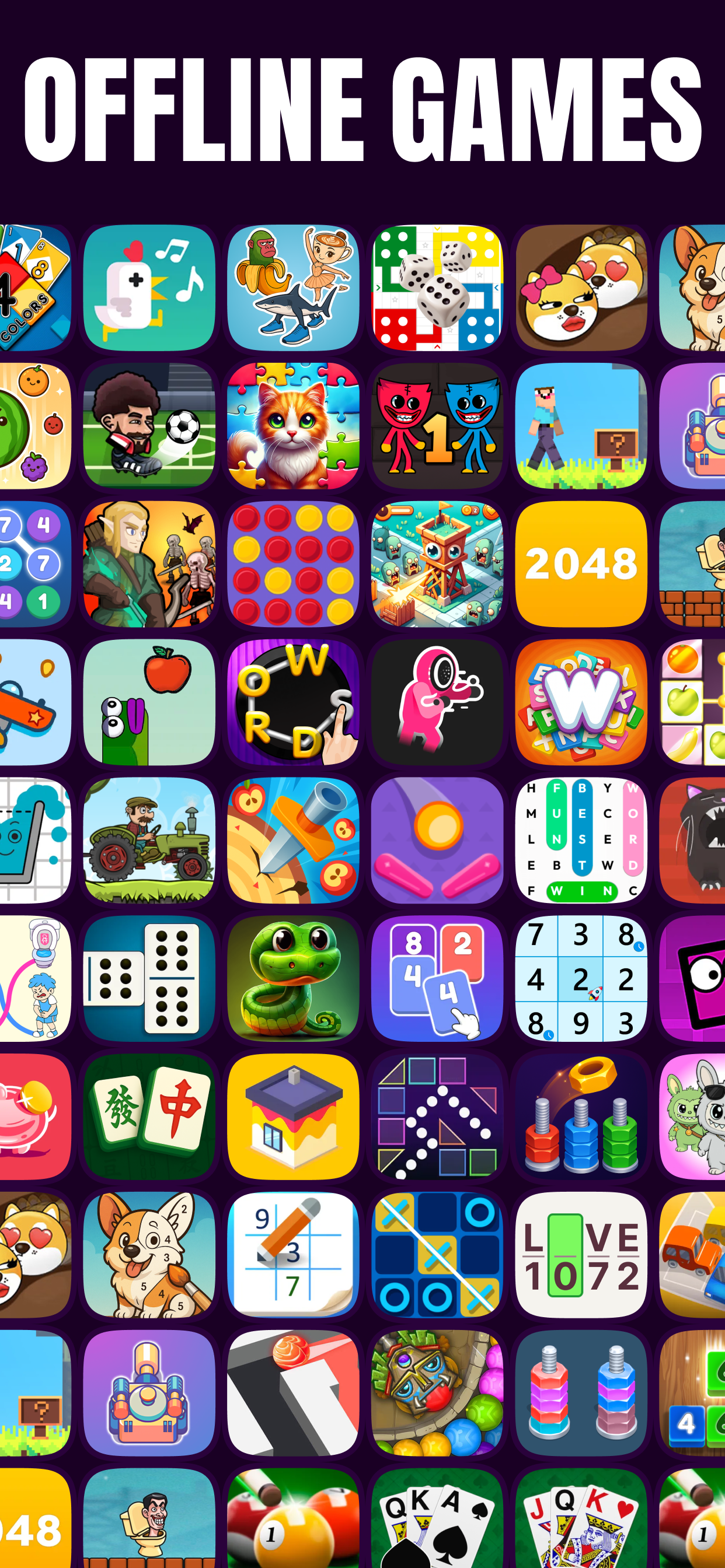 Offline Games no wifi internet