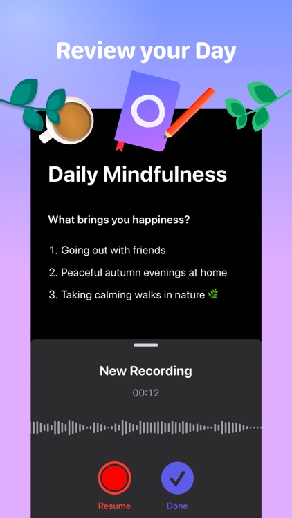 Halo: Daily Self Care Journal screenshot-8