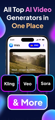 AI Video Generator: Vidz Screenshot 1 of 5