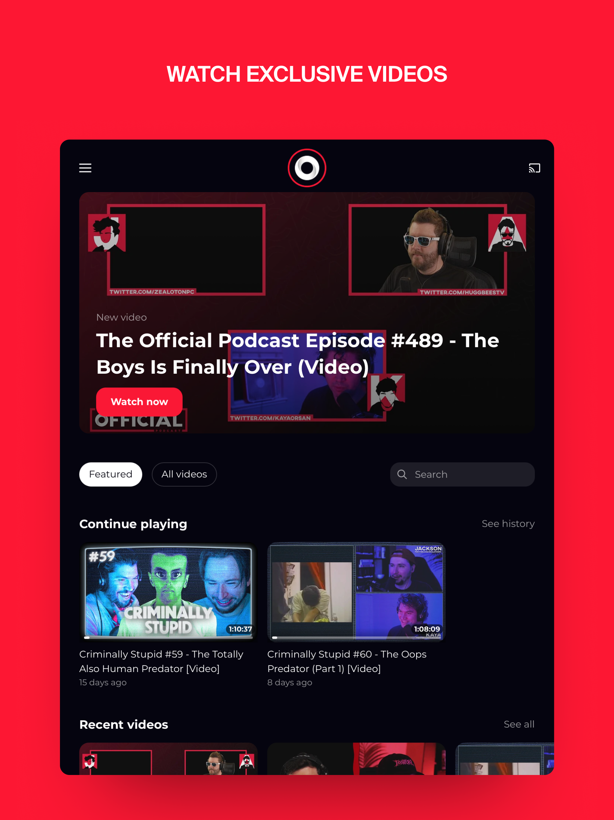 The Official Network screenshot 5