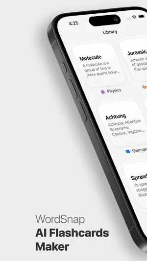 AI Flashcards Maker • WordSnap screenshot 1