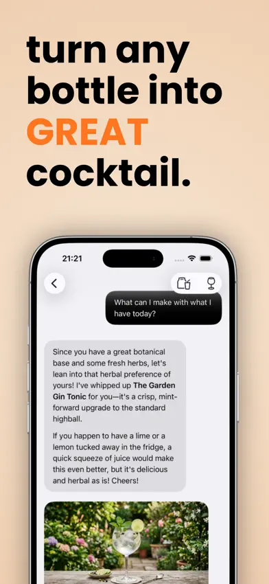 Sip AI: Cocktail Recipes screenshot 1