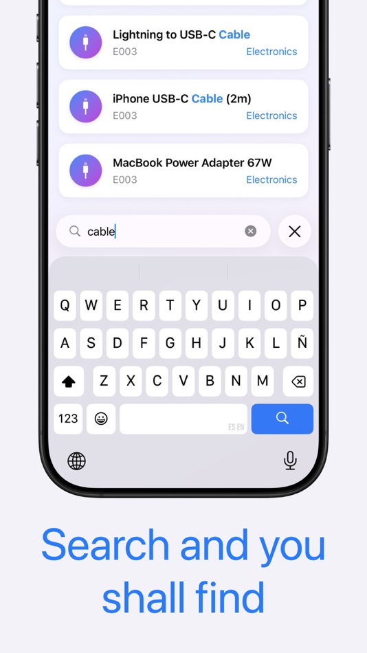 #5. Boxy: Smart storage (iOS) Podle: David Collado Sela