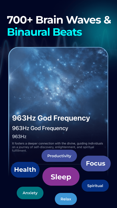 Screenshot #2 pour Brainwave- healing frequencies