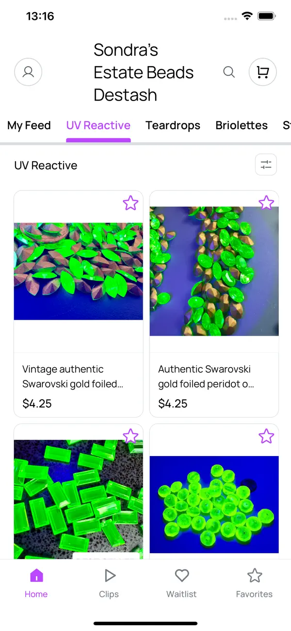 Screenshot #1 pour Sondra's Estate Beads Destash