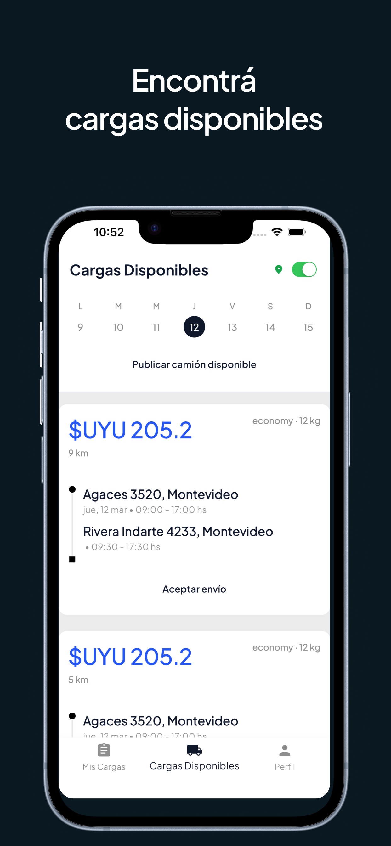 Screenshot 2 of Routist Transportistas