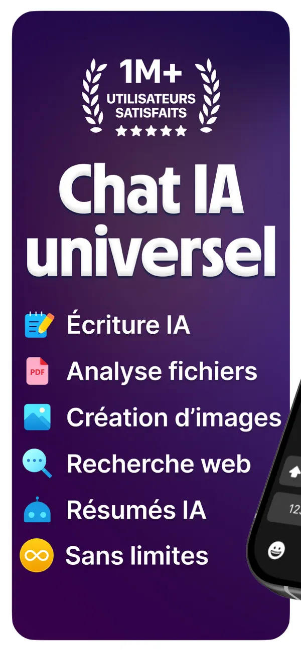 Screenshot #1 pour Fello AI: Chat Bot IA Français