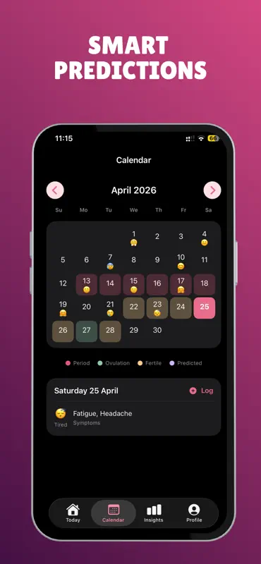 Bloom - Period & Cycle Tracker screenshot 2 of 6