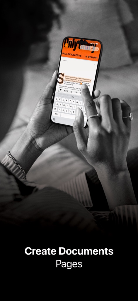 Pages: Create Documents - Edición móvil potente