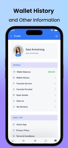 Delegate Tasks & Services screenshot