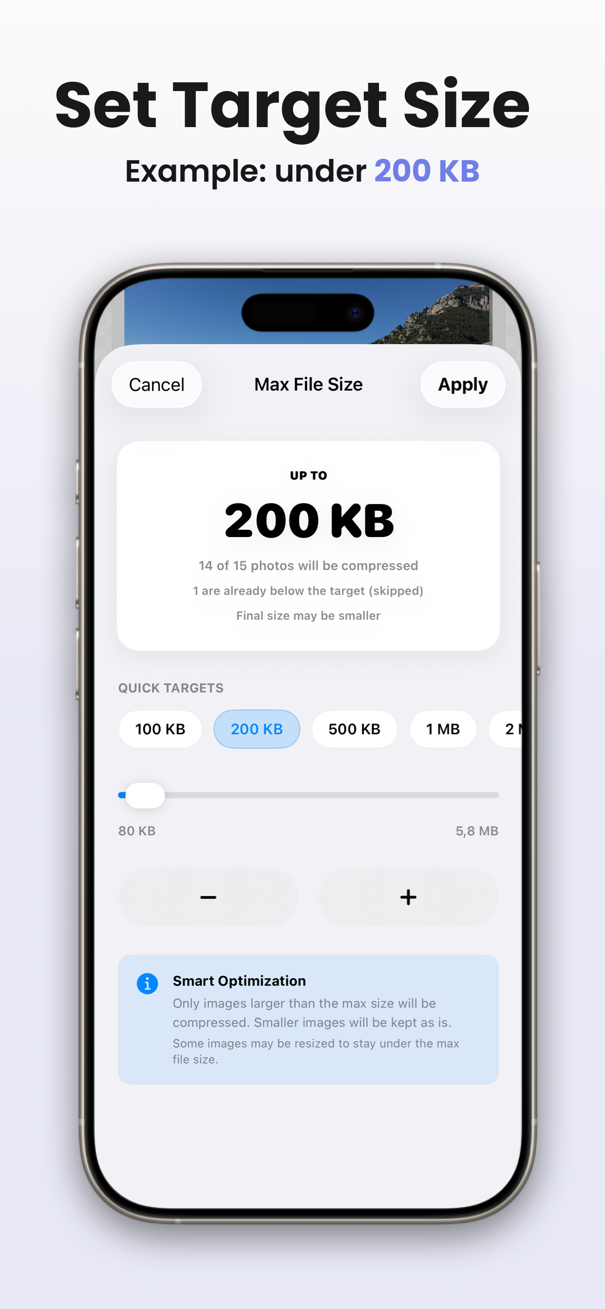 SmartSize: Photo Compressor screenshot 5