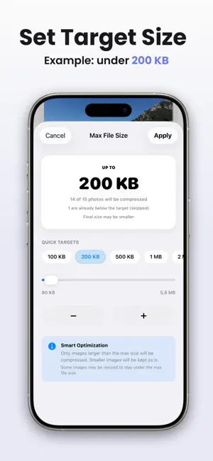 SmartSize: Photo Compressor screenshot 4